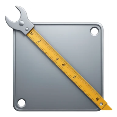 mac os icon square crop tool ruler sticker