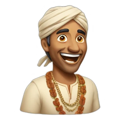 Indian men laughing sticker