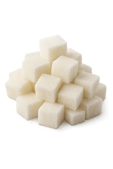 monagna di zollette di zucchero, iperrealistico 4k sticker