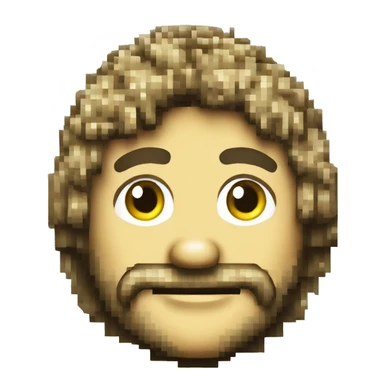 Alemannia Aachen, old school smiley, pixel art sticker