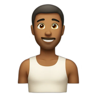 a man madly in love sticker