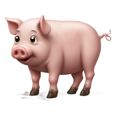 Muddy pig sticker