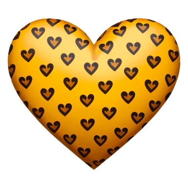 Cheetah print hearts sticker