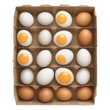 eggs carton sticker