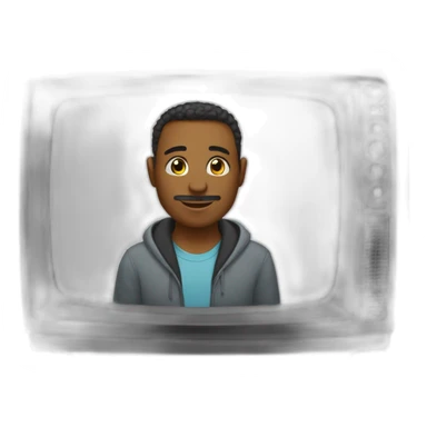 coming out of tv sticker