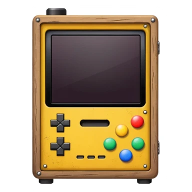 Pixel shooter cabinet sticker