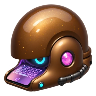glitter poops brown cyberpunk sticker