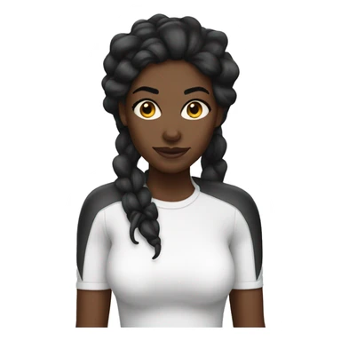 black girl spider woman sticker