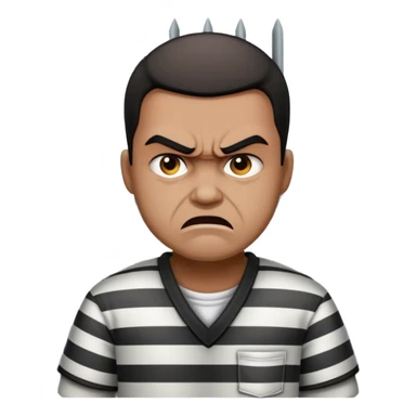angry prisoner sticker