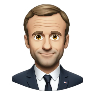 Emmanuel Macron playing pubg  sticker
