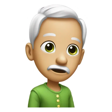 Sweet pea confused sticker