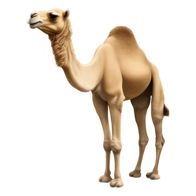 A camel doing a pee sticker