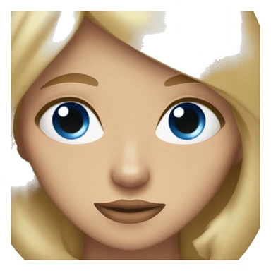 a blonde blue eyes woman cuddling with a brown cat yellow eyes sticker