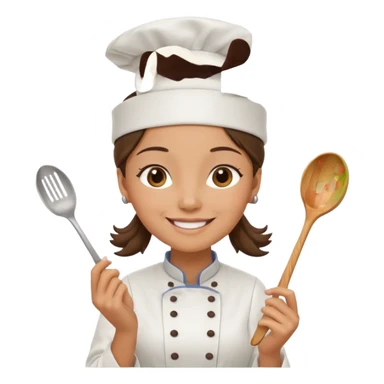 cocinera mujer sticker