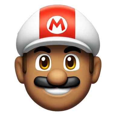Super Mario Emoji pixelied sticker