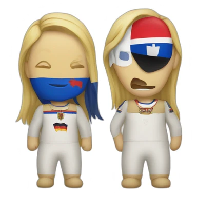 Slovakia with Germany  sticker