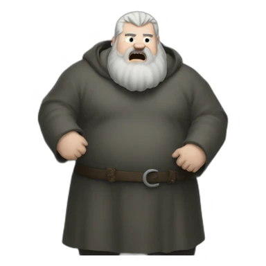 Hodor holding the door sticker