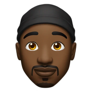 Tupac Shakur sticker