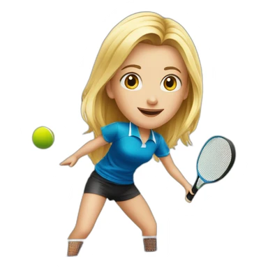 table-tennis-player-blondy-girl-with-rocket sticker