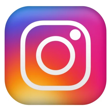 A  real instagram logoo sticker