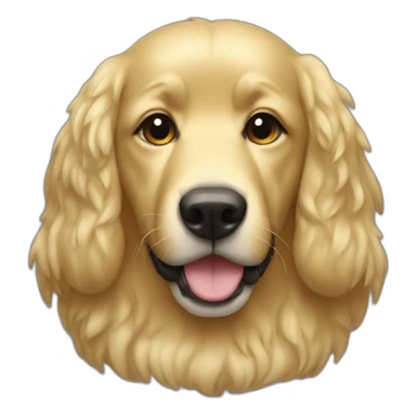 Golden retveiler sticker