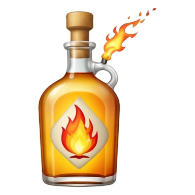 Molotov cocktail sticker