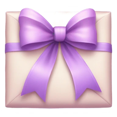 beautiful aesthetic love letter in pastel purple color with pink bow aesthetically placed  sticker