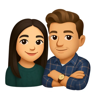 This is my boyfriend and I, make us into an emoji  sticker