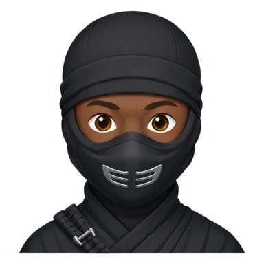 💋🥷🏽 sticker