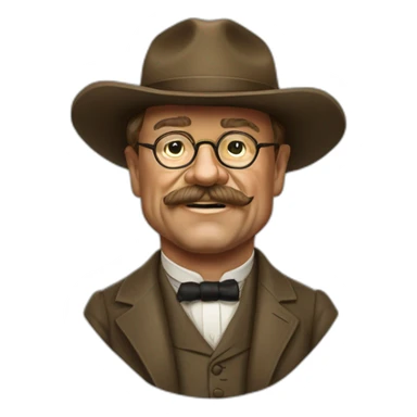 Theodore roosevelt sticker
