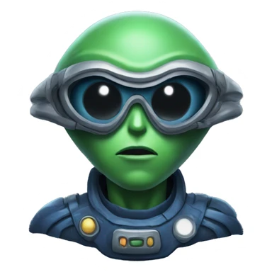 Extraterrestre rapero sticker