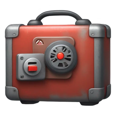remote safe detonator with red button sticker