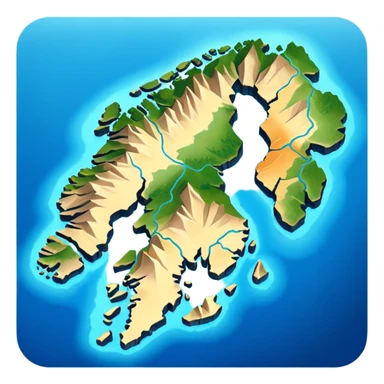 norway map sticker