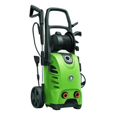 Pressure washer green sticker