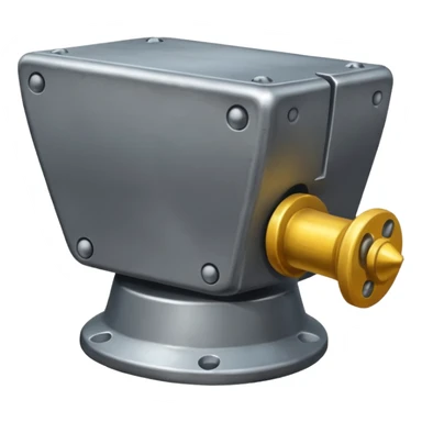 Anvil with a face sticker