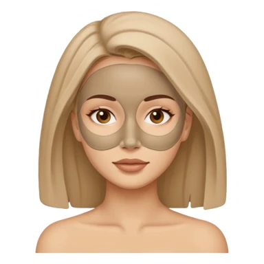 women beauty facial clay mask sticker