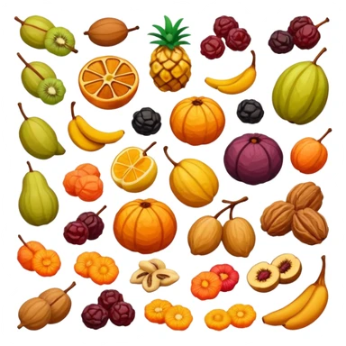 Dry fruits sticker