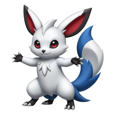 Zangoose-Minccino-Absol-Pachirisu-fusion sticker