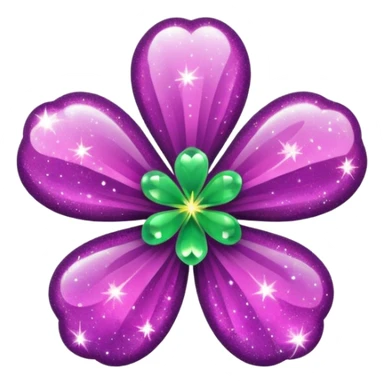real cosmos star, but with clover, to make star look like lucky star, but main point is star sticker
