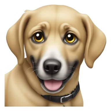 Dog that’s black with yellow on ￼stomach ￼ sticker