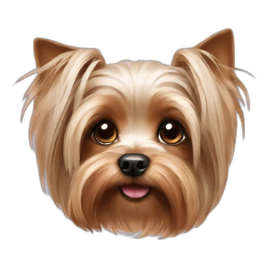 Yorkshire Terrier lop-eared sticker