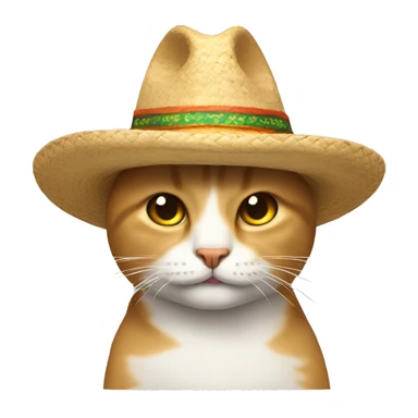 gato con sombrero sticker