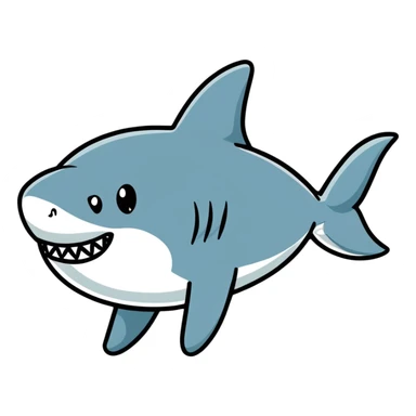 shark wearing a fancy black top hat sticker