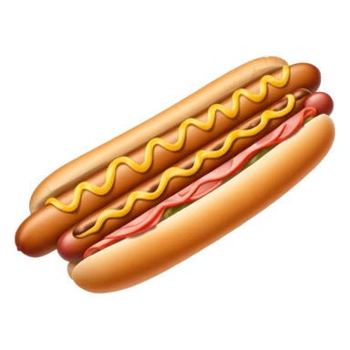 A Hot dog without a bun sticker