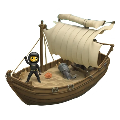  bottom of the sea galeon and sub man sticker