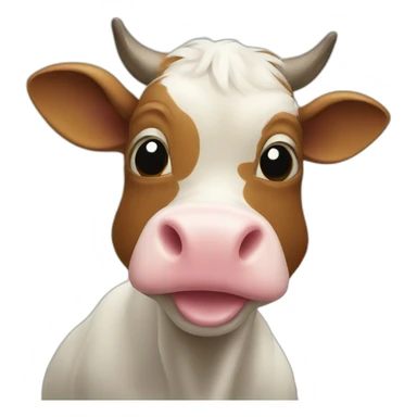 cow-duck sticker