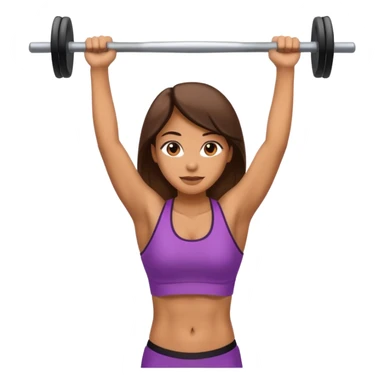 woman doing pull up sticker