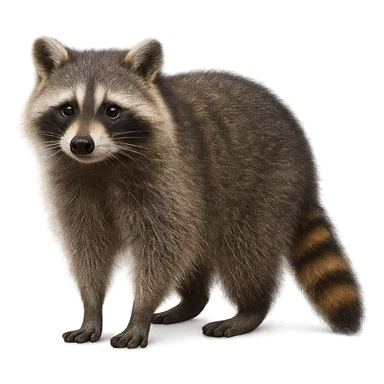 Raccoon sticker