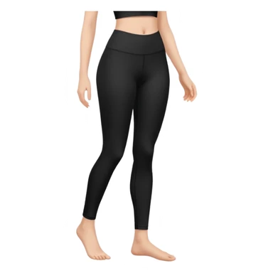 femme legging noir 42/44taille  sticker