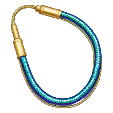 Sequin lasso sticker